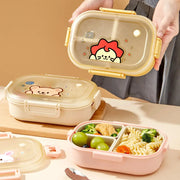 Fiambrera Bento De Viaje Segura Para Microondas - Tienda Kawaii