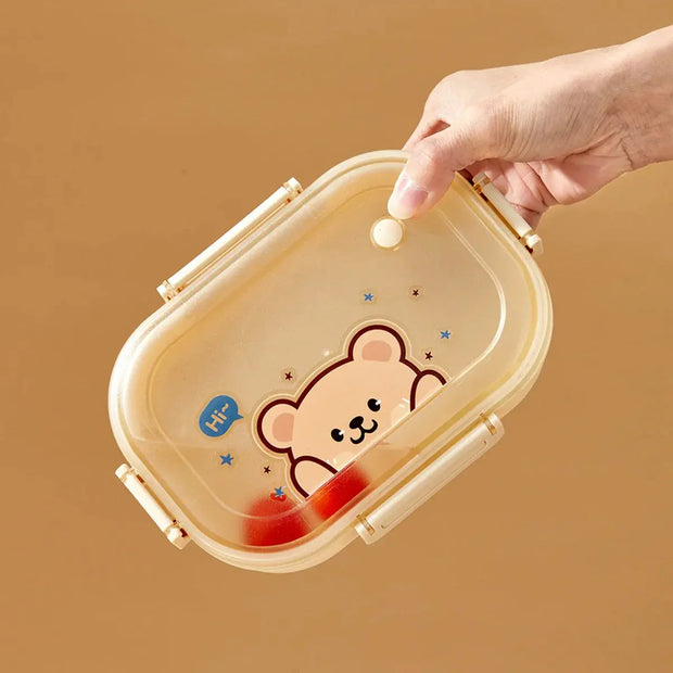 Fiambrera Bento De Viaje Segura Para Microondas - Tienda Kawaii