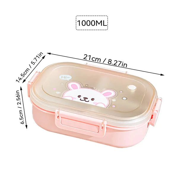 Fiambrera Bento De Viaje Segura Para Microondas - Tienda Kawaii