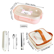 Fiambrera Bento De Viaje Segura Para Microondas - Tienda Kawaii