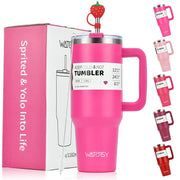 Vaso Térmico De Acero Inoxidable 30oz Con Pajita - Tienda Kawaii