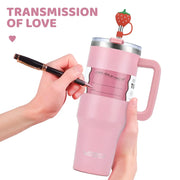 Vaso Térmico De Acero Inoxidable 30oz Con Pajita - Tienda Kawaii