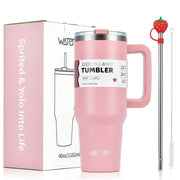 Vaso Térmico De Acero Inoxidable 30oz Con Pajita - Tienda Kawaii