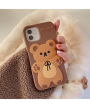 Funda iPhone De Silicona Brunch Bear - Tienda Kawaii