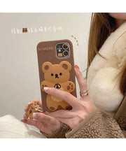 Funda iPhone De Silicona Brunch Bear - Tienda Kawaii