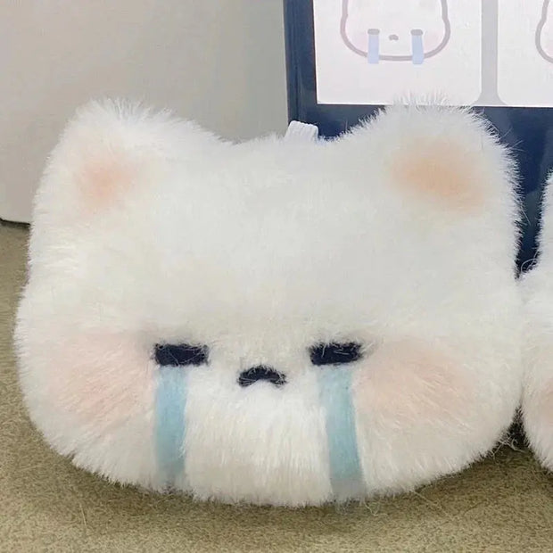 Llavero De Peluche Suave con Diseño de Conejo y Gato Kawaii - Tienda Kawaii