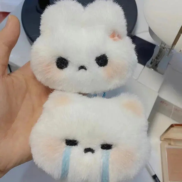Llavero De Peluche Suave con Diseño de Conejo y Gato Kawaii - Tienda Kawaii