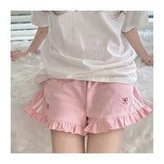 Shorts Kawaii Aesthetic Con Lazo Alta Cintura - Tienda Kawaii