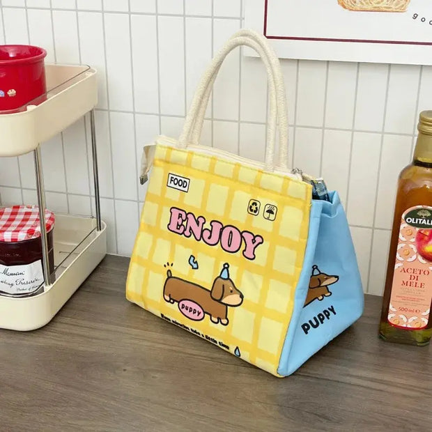 Bolso Térmico Kawaii Gato Para Bento - Tienda Kawaii