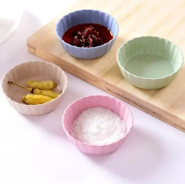 Cuencos De Cerámica Corazón Para Salsa Rosa Eco-Friendly - Tienda Kawaii