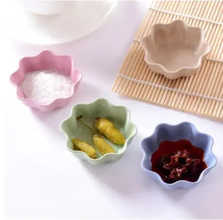 Cuencos De Cerámica Corazón Para Salsa Rosa Eco-Friendly - Tienda Kawaii