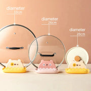 Soporte Cute Para Cucharas De Cocina Con Base Antigoteo - Tienda Kawaii