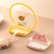 Soporte Cute Para Cucharas De Cocina Con Base Antigoteo - Tienda Kawaii