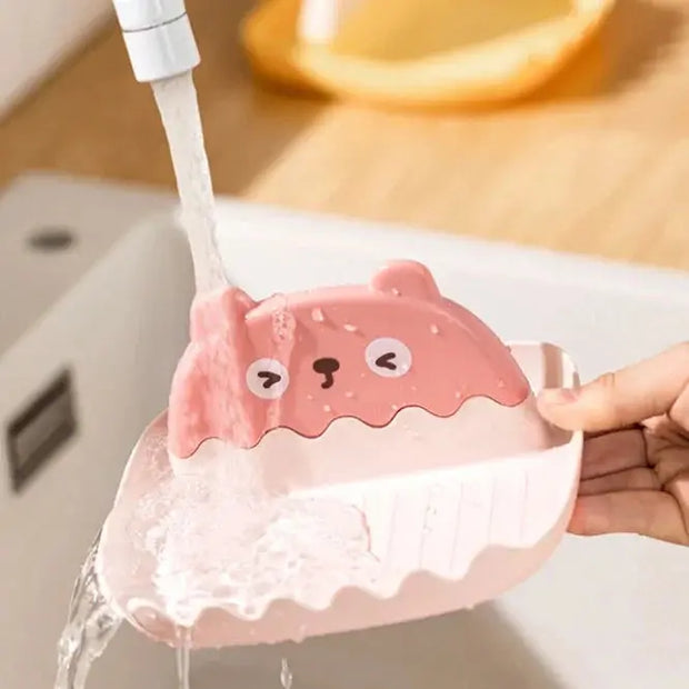 Soporte Cute Para Cucharas De Cocina Con Base Antigoteo - Tienda Kawaii