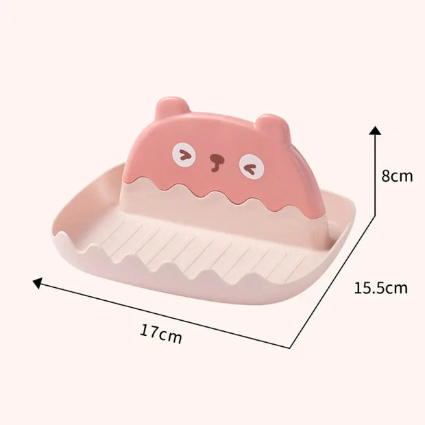 Soporte Cute Para Cucharas De Cocina Con Base Antigoteo - Tienda Kawaii