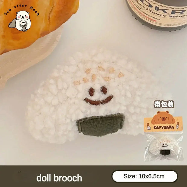 Llavero De Peluche Onigiri Suave - Tienda Kawaii