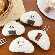 Llavero De Peluche Onigiri Suave - Tienda Kawaii