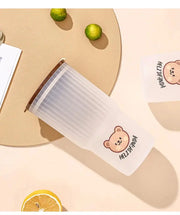 Botella Taza Portátil Dear Bear Para Café - Tienda Kawaii