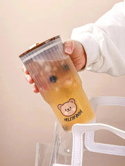 Botella Taza Portátil Dear Bear Para Café - Tienda Kawaii