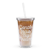 Vaso Transparente Con Pajita De Plástico Para Estudio - Tienda Kawaii