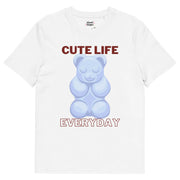 Camiseta Kawaii De Algodón Orgánico Gummy Bear Cute Life - Tienda Kawaii
