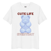 Camiseta Kawaii De Algodón Orgánico Gummy Bear Cute Life - Tienda Kawaii