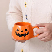Taza Cerámica De Calabaza De Halloween 400ml - Tienda Kawaii