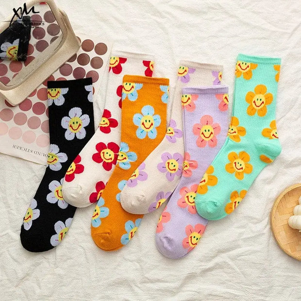 Calcetines Harajuku Colores Pastel - Tienda Kawaii