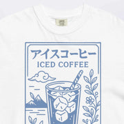 Camiseta Unisex Japonesa de Café Helado - Tienda Kawaii