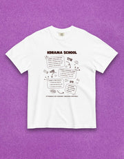 Camiseta Oversize Algodón 100% Inspirada en K-Drama - Tienda Kawaii