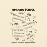 Camiseta Oversize Algodón 100% Inspirada en K-Drama - Tienda Kawaii