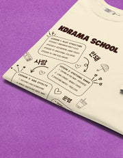 Camiseta Oversize Algodón 100% Inspirada en K-Drama - Tienda Kawaii