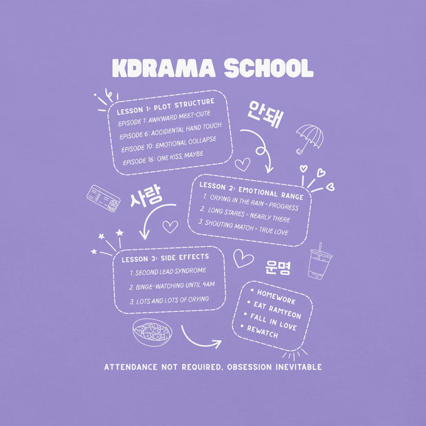 Camiseta Oversize 100% Algodón Estilo K-Drama Coreano - Tienda Kawaii