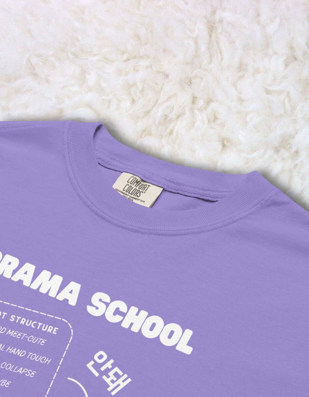 Camiseta Oversize 100% Algodón Estilo K-Drama Coreano - Tienda Kawaii