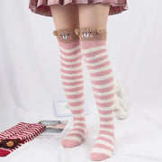 Calcetines Altos de Rodilla Suaves Estilo Kawaii - Tienda Kawaii
