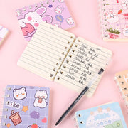 Cuaderno Mini Kawaii Conejo 80 Hojas Color Aleatorio - Tienda Kawaii