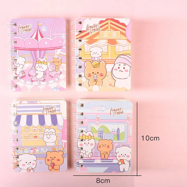 Cuaderno Mini Kawaii Conejo 80 Hojas Color Aleatorio - Tienda Kawaii