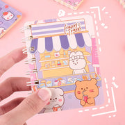 Cuaderno Mini Kawaii Conejo 80 Hojas Color Aleatorio - Tienda Kawaii