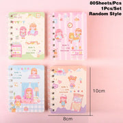 Cuaderno Mini Kawaii Conejo 80 Hojas Color Aleatorio - Tienda Kawaii