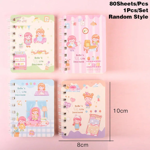 Cuaderno Mini Kawaii Conejo 80 Hojas Color Aleatorio - Tienda Kawaii