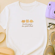 Camiseta Kawaii De Algodón 100% Con Gato Pan - Tienda Kawaii