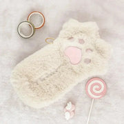 Estuche de Peluche Kawaii con Diseño de Huella de Gato - Tienda Kawaii