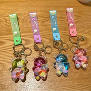 Llavero Kawaii De Oso Regordete Quicksand - Tienda Kawaii