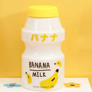 Botella De Agua Kawaii Con Diseño De Leche Afrutada - Tienda Kawaii