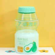 Botella De Agua Kawaii Con Diseño De Leche Afrutada - Tienda Kawaii