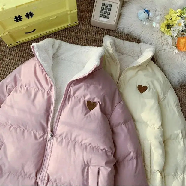 Chaqueta Acolchada Oso Kawaii Invierno Ajustable - Tienda Kawaii