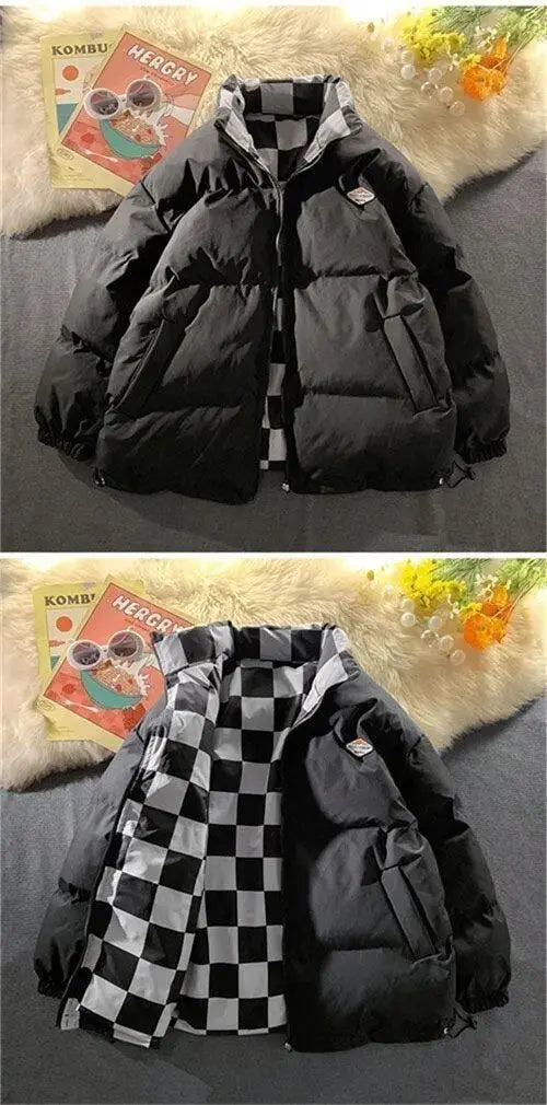 Chaqueta Acolchada Oso Kawaii Invierno Ajustable - Tienda Kawaii