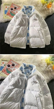 Chaqueta Acolchada Oso Kawaii Invierno Ajustable - Tienda Kawaii