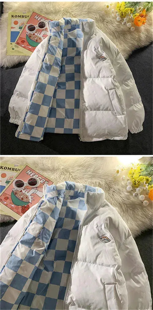 Chaqueta Acolchada Oso Kawaii Invierno Ajustable - Tienda Kawaii