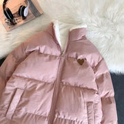 Chaqueta Acolchada Oso Kawaii Invierno Ajustable - Tienda Kawaii